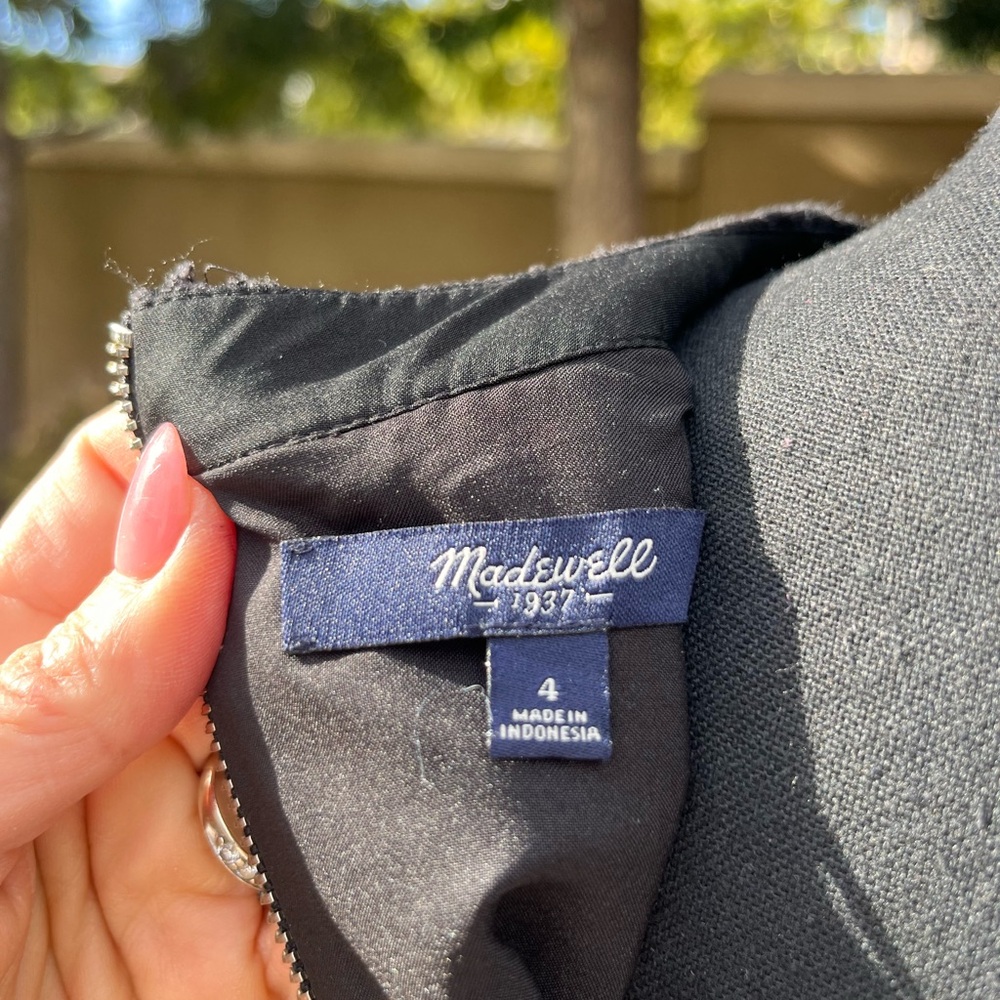 Madewell black dress 4 - Picture 4 of 6
